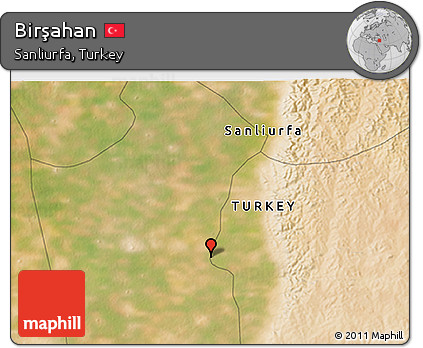 Satellite 3D Map of Birşahan