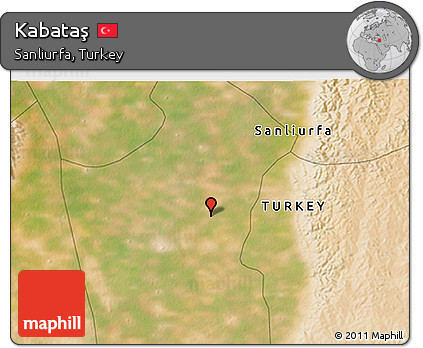 Satellite 3D Map of Kabataş