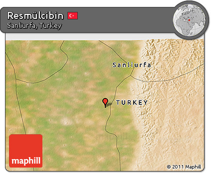 Satellite 3D Map of Resmülcibin