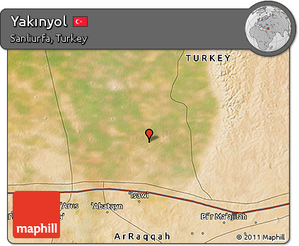 Satellite 3D Map of Yakınyol
