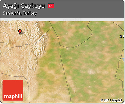 Satellite 3D Map of Aşağı Çaykuyu