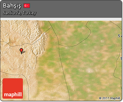 Satellite 3D Map of Bahşiş