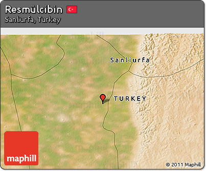 Satellite 3D Map of Resmülcibin