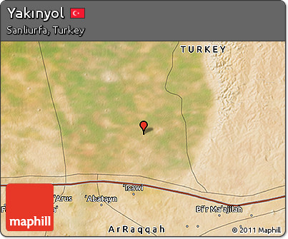 Satellite 3D Map of Yakınyol