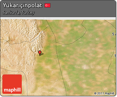 Satellite 3D Map of Yukarıçinpolat