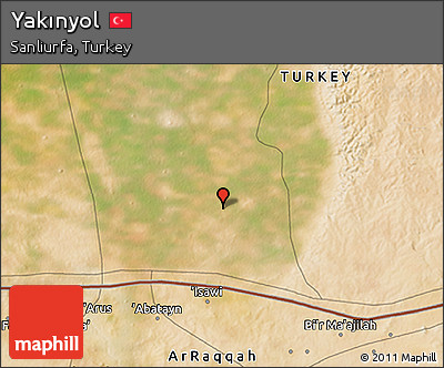 Satellite 3D Map of Yakınyol