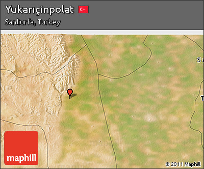 Satellite 3D Map of Yukarıçinpolat