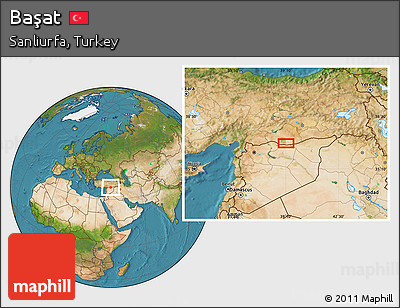 Satellite Location Map of Başat