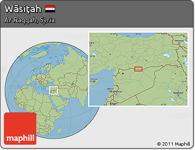 Savanna Style Location Map of Wāsiţah