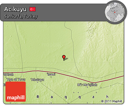 Physical Map of Acıkuyu