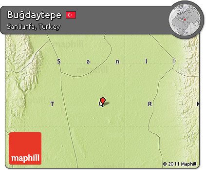 Physical Map of Buğdaytepe