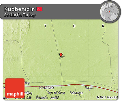 Physical Map of Kubbehıdır