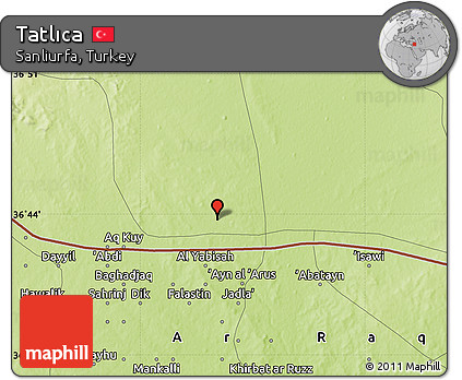Physical Map of Tatlıca