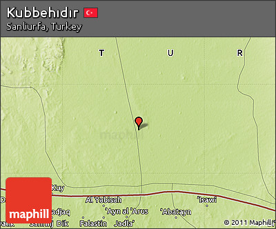 Physical Map of Kubbehıdır