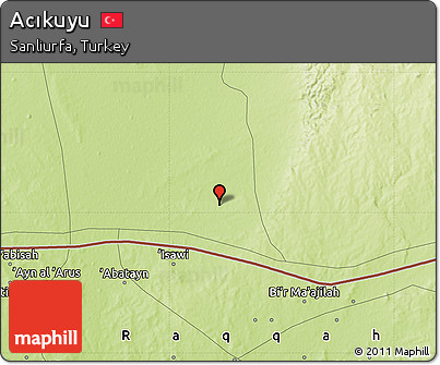 Physical Map of Acıkuyu