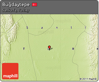 Physical Map of Buğdaytepe