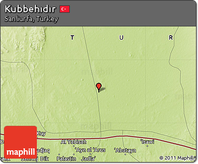 Physical Map of Kubbehıdır