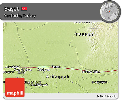 Physical Panoramic Map of Başat