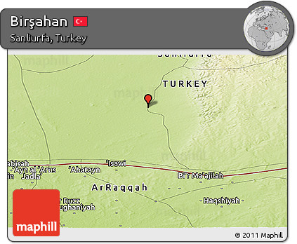Physical Panoramic Map of Birşahan
