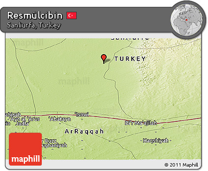Physical Panoramic Map of Resmülcibin