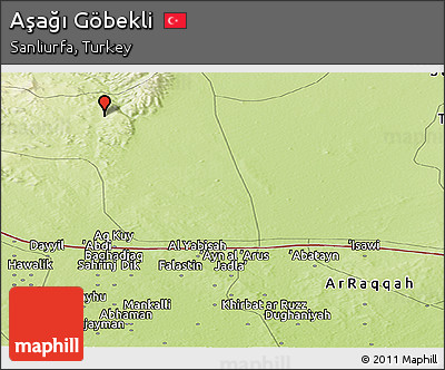 Physical Panoramic Map of Aşağı Göbekli
