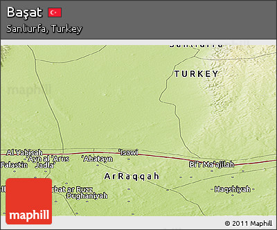 Physical Panoramic Map of Başat