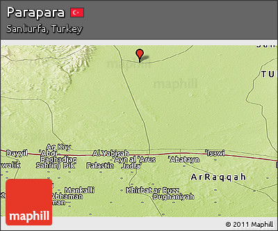 Physical Panoramic Map of Parapara