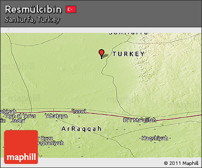 Physical Panoramic Map of Resmülcibin