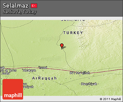 Physical Panoramic Map of Selalmaz