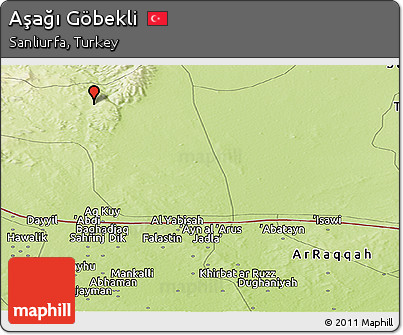Physical Panoramic Map of Aşağı Göbekli