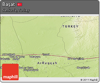 Physical Panoramic Map of Başat
