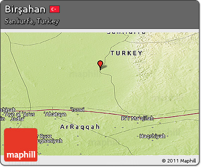 Physical Panoramic Map of Birşahan