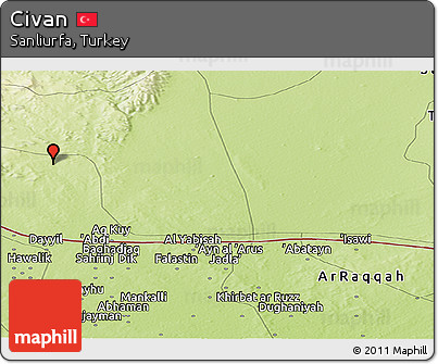Physical Panoramic Map of Civan