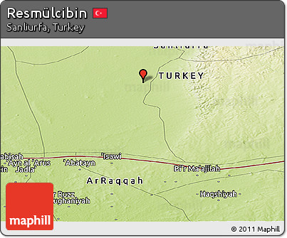 Physical Panoramic Map of Resmülcibin