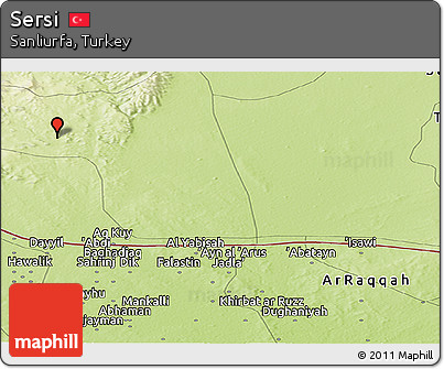 Physical Panoramic Map of Sersi