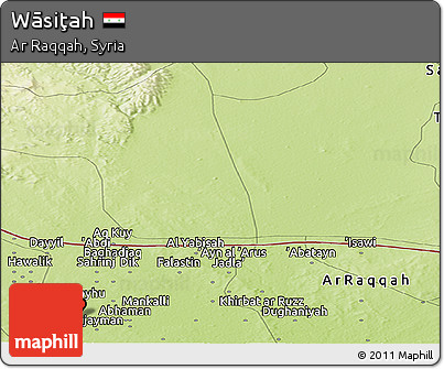 Physical Panoramic Map of Wāsiţah