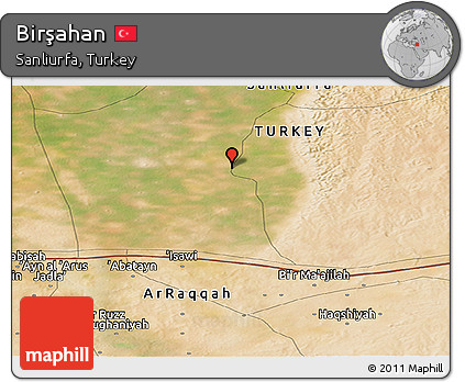 Satellite Panoramic Map of Birşahan