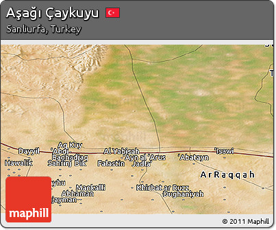 Satellite Panoramic Map of Aşağı Çaykuyu