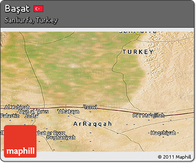 Satellite Panoramic Map of Başat