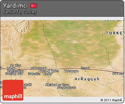 Satellite Panoramic Map of Yardımcı