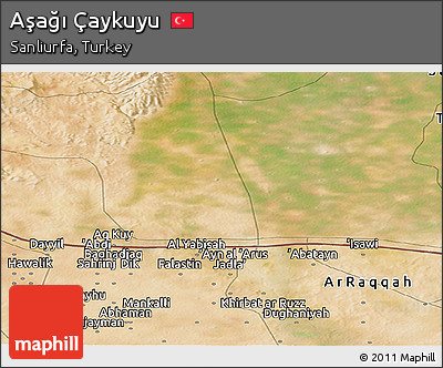Satellite Panoramic Map of Aşağı Çaykuyu