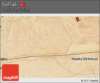Satellite Panoramic Map of Sofralı