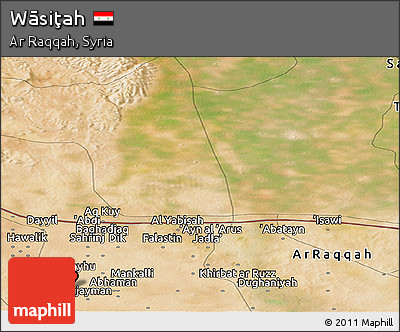 Satellite Panoramic Map of Wāsiţah