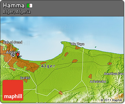 Physical 3D Map of Hamma