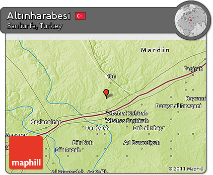 Physical 3D Map of Altınharabesi