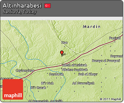 Physical 3D Map of Altınharabesi