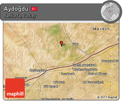 Satellite 3D Map of Aydoğdu