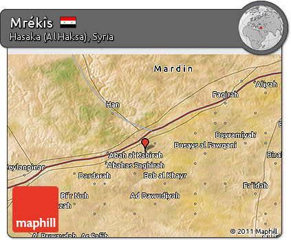 Satellite 3D Map of Mrékîs