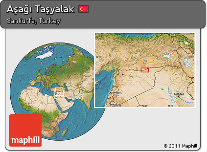 Satellite Location Map of Aşağı Taşyalak