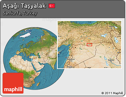 Satellite Location Map of Aşağı Taşyalak